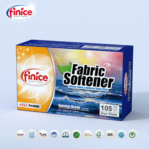Finice Fabric Softener Dryer Sheets - 105 Sheets