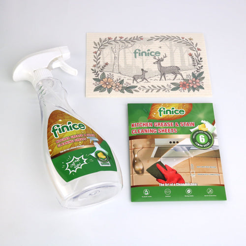 Finice Kitchen Grease & Stain Cleaning Kit