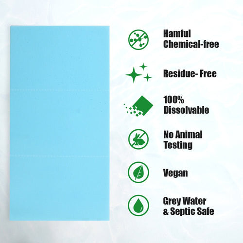 Finice Toilet Bowl Cleaner Strips – Plant-Based, Eco-Friendly, Fresh Lime, 36 Cleans