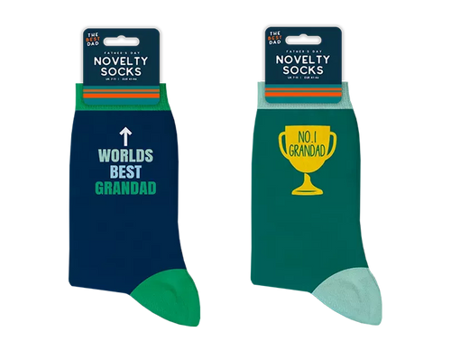 Socks Grandad Novelty (Design May Vary)  one pair