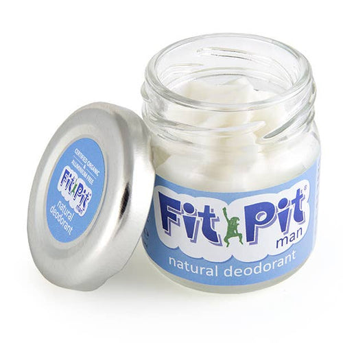 Fit Pit Natural Deodorant for Men COSMOS Organic Plastic Free