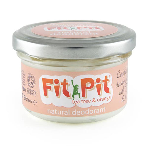 Fit Pit Tea Tree & Orange Natural Deodorant COSMOS Organic