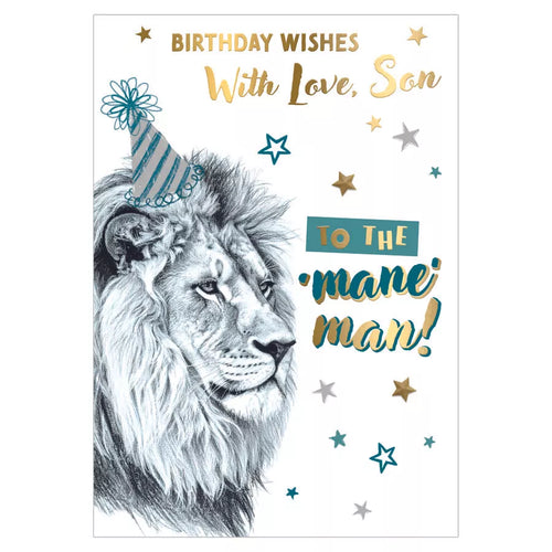 birthday wishes  with  love  son    mane  man