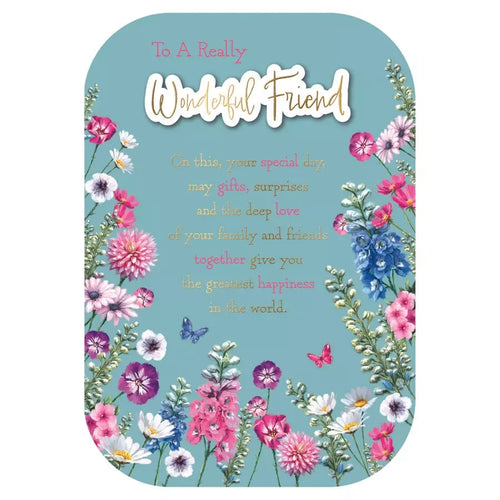 TO A    REALLY   WONDERFUL FRIEND FEMALE BIRTHDAY CARD