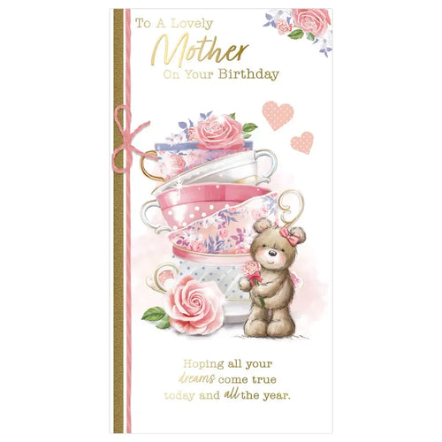 to  a lovely  mother on your  birthday  card