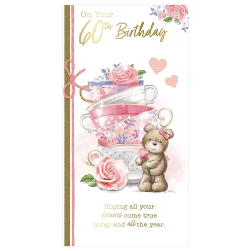 on your  60th birthday  card