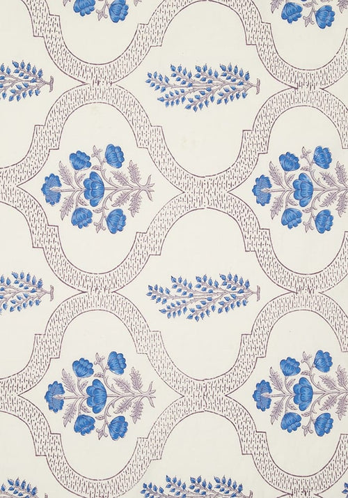 Flora Blue Tablecloth