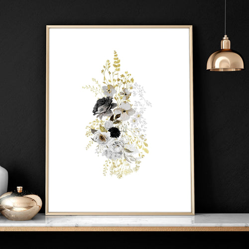 Living Room Wall Pictures – Set of 3 Floral Prints