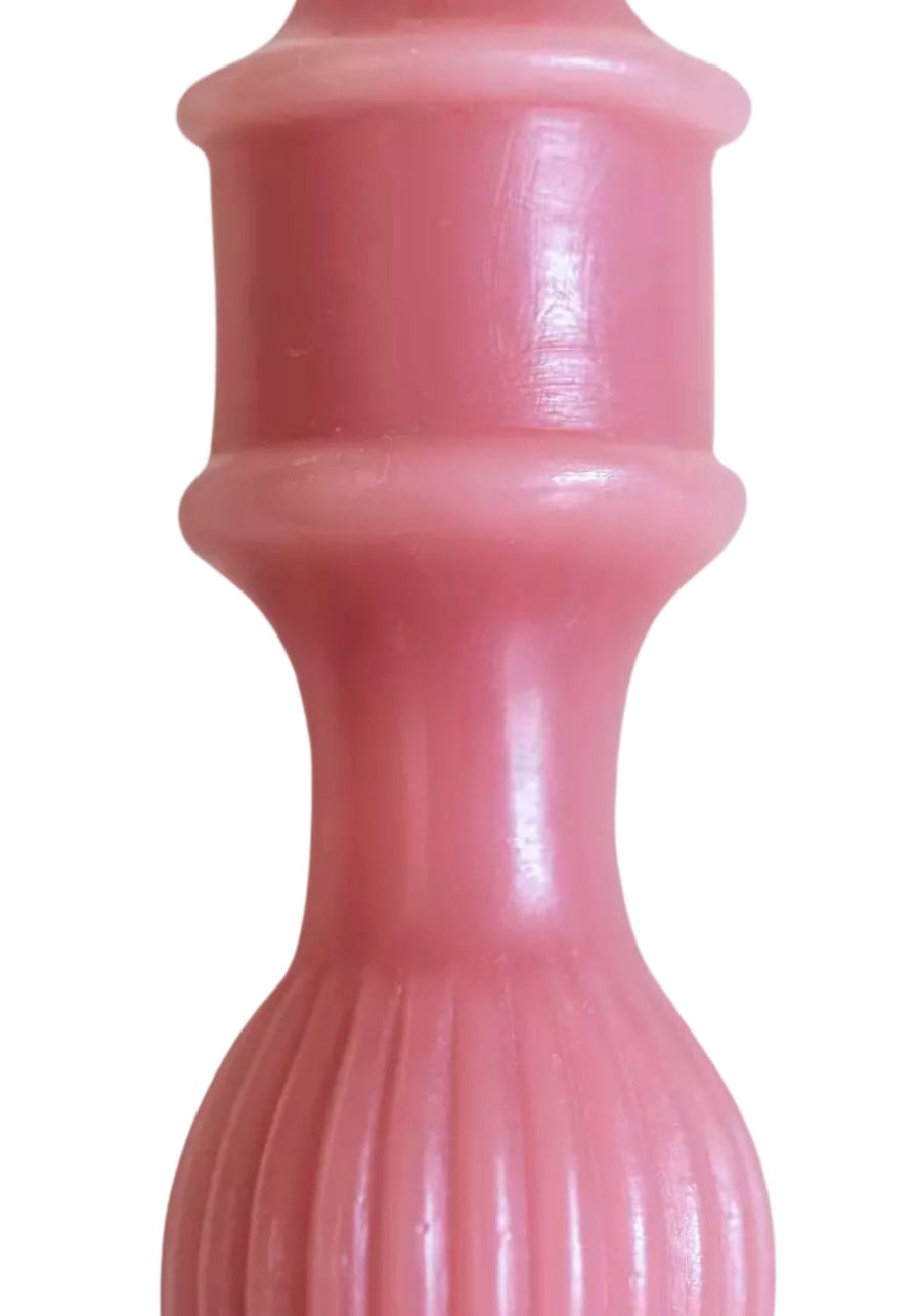Florence Pillar Candle 26cm - Rose Set of 2