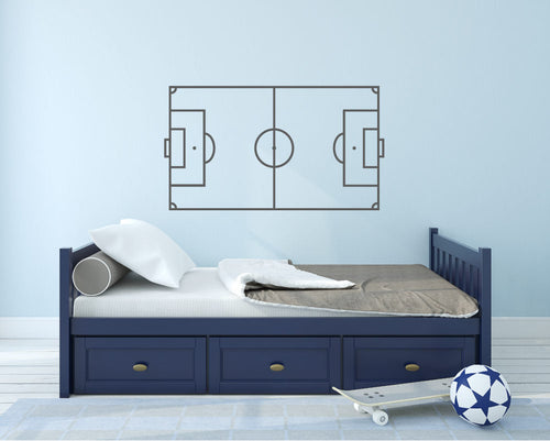 Football Pitch Wall Sticker - Transform Your Space into a Match Day Experience!