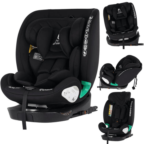 For Your Little One AllStage 360 0/1/2/3 ISOFIX I-Size Car Seat - Midnight Black (Birth-12 Years)