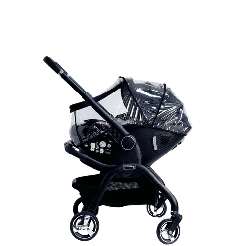 For Your Little One Qubi Infant Car Seat Stroller 7 Piece Bundle - Eclipse Black