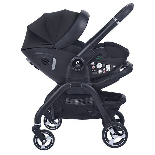 For Your Little One Qubi Infant Car Seat Stroller & Base - Eclipse Black