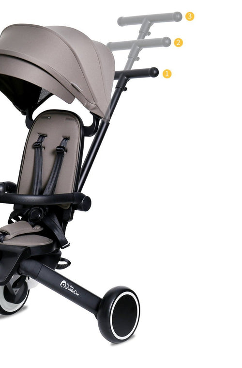Foryourlittleone Xplor 6 in 1 Foldable Trike - Grey Olive (10m-4y)
