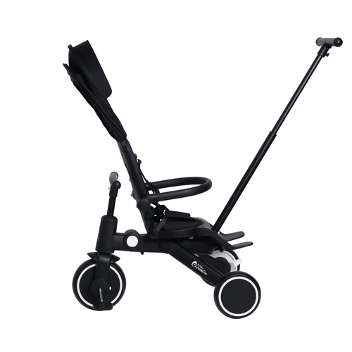 Foryourlittleone Xplor Plus 6 in 1 Foldable Trike - Jet Black (10m-4y)