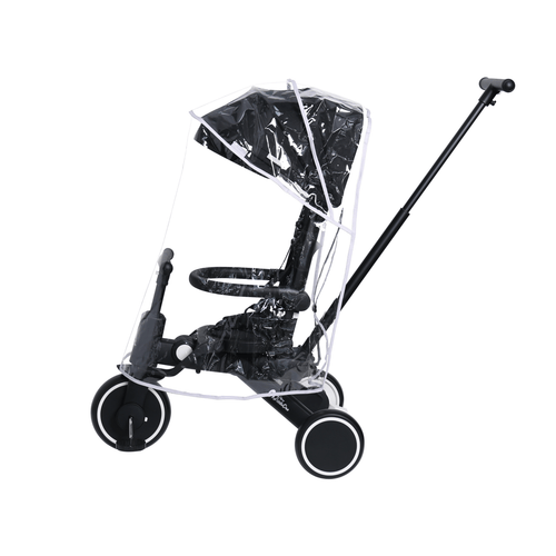 Foryourlittleone Xplor Ultimate 6 in 1 Foldable Trike - Jet Black (10m-4y)