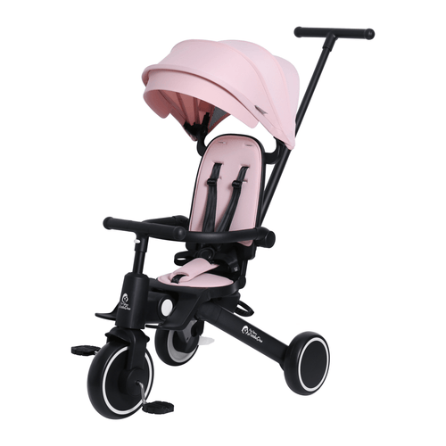 Foryourlittleone Xplor Ultimate 6 in 1 Foldable Trike - Pastel Pink (10m-4y)