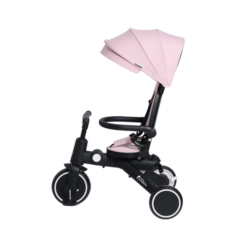 Foryourlittleone Xplor Ultimate 6 in 1 Foldable Trike - Pastel Pink (10m-4y)
