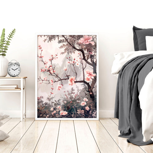 Framed Artworks | Set of 3 Chinoiserie Wall art Prints