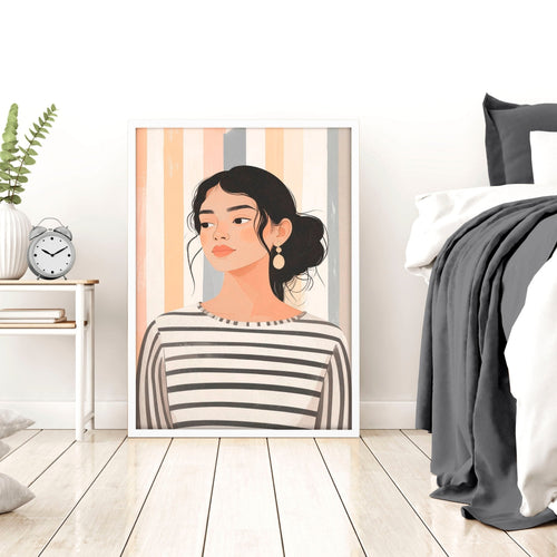 Framed Bedroom Wall Art | Set of 3 Bohemian Wall art Prints