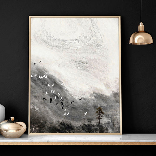 Pictures for Office | Framed Landscape Print Set of 3