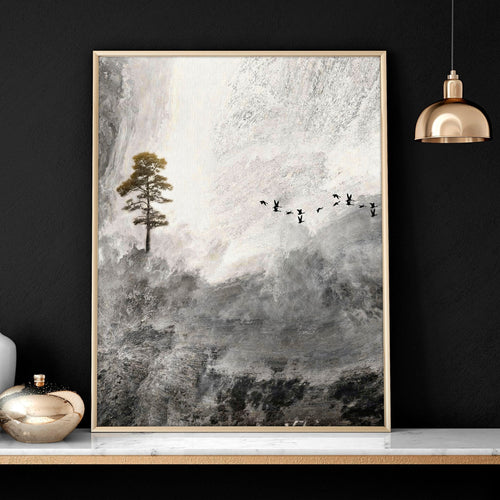Pictures for Office | Framed Landscape Print Set of 3