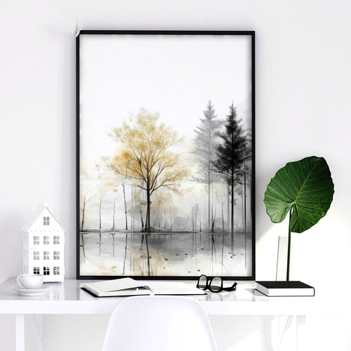 Framed Wall Art Set of 3 | Set of 3 Asian Inspired Wall art Prints