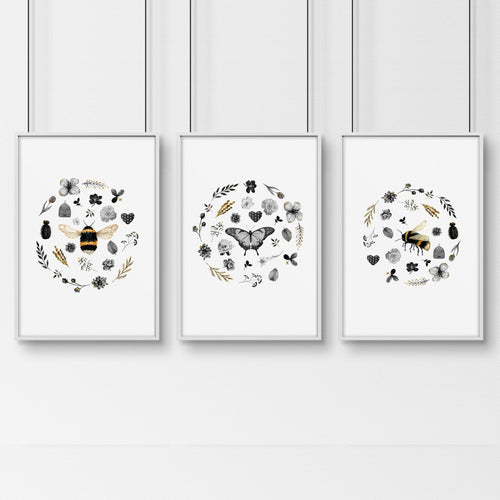French Country Artwork | Set of 3 Framed Wall Art Prints