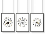 French Country Artwork | Set of 3 Framed Wall Art Prints