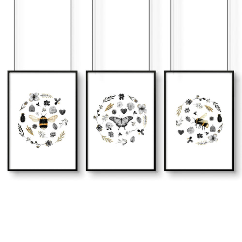French Country Artwork | Set of 3 Framed Wall Art Prints