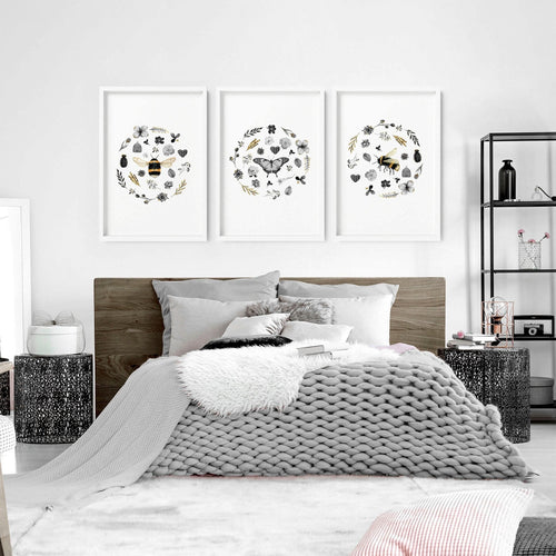 French Country Artwork | Set of 3 Framed Wall Art Prints