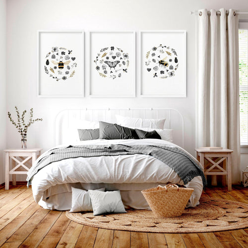French Country Artwork | Set of 3 Framed Wall Art Prints