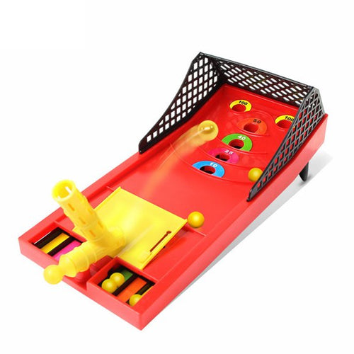 Portable Table Top Shoot Ball Game Pull Aim and Shoot Arcade Board Game