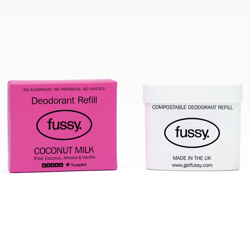 Fussy Natural Deodorant Refill - Coconut Milk Tropical