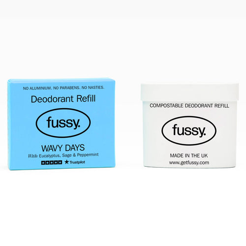 Fussy Natural Deodorant Refill  - Wavy Days