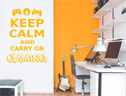 Keep Calm and Carry On Gaming Wall Sticker