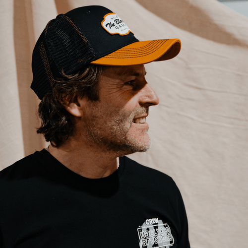 Black & Yellow Black Dub Garage Trucker Hat