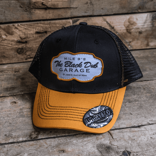 Black & Yellow Black Dub Garage Trucker Hat