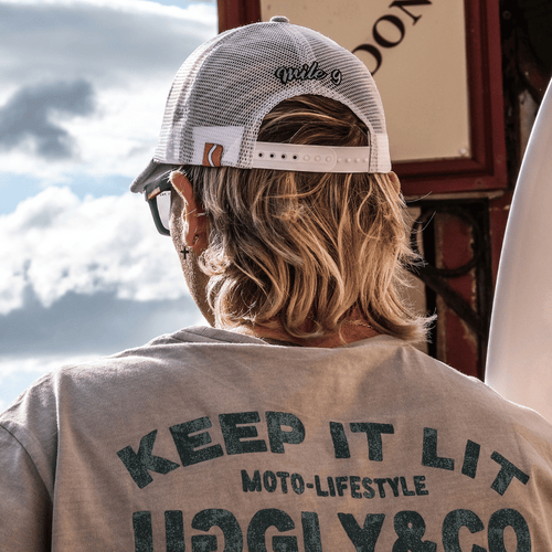Denim Garage Trucker Hat