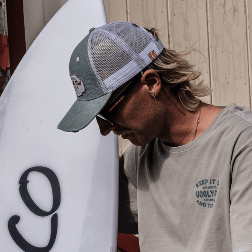 Denim Garage Trucker Hat
