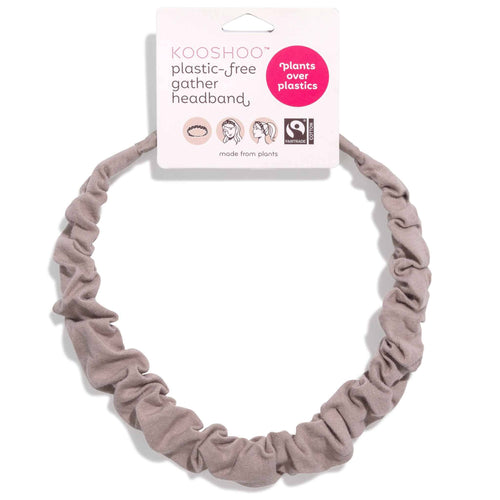 Gather Headband – Organic Plastic-Free Ruched Headband