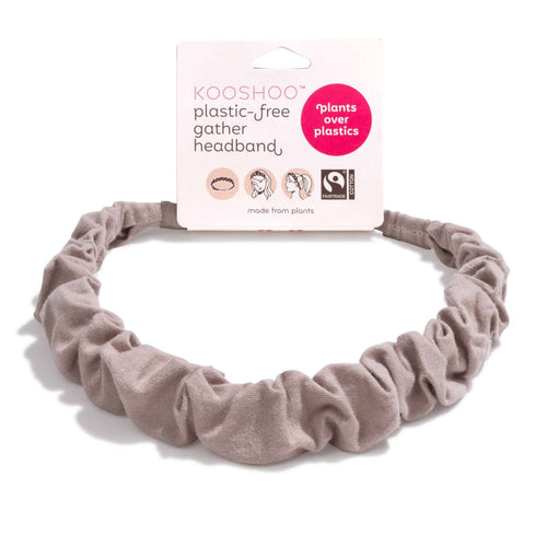 Gather Headband – Organic Plastic-Free Ruched Headband