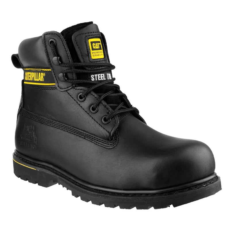 Caterpillar CAT Holton Steel Toe S3 HRO SRC Work Boot with Midsole