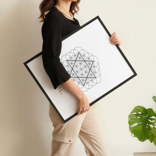 Geometric Wall Art | Set of 3 Sacred Geometry Wall art Prints
