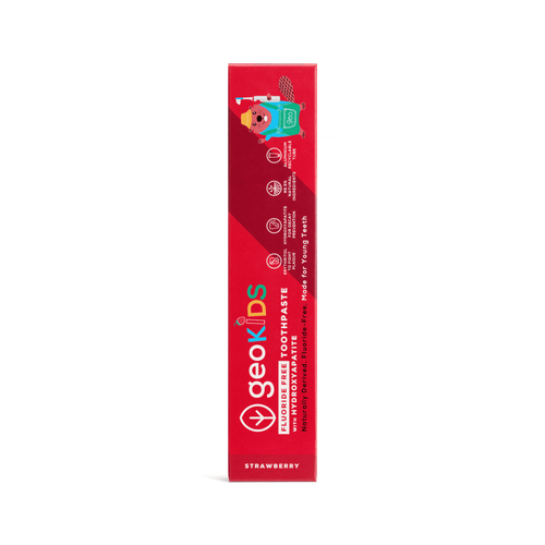 Georganics Kids Fluoride-Free Toothpaste with Hydroxyapatite – Strawberry