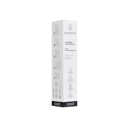 Georganics Next Generation Toothpaste with Hydroxyapatite – Activated Charcoal