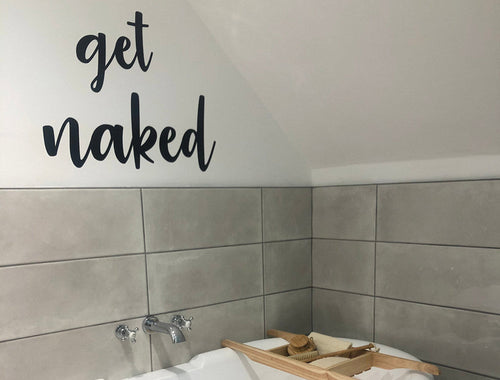 Get Naked Wall Sticker