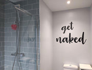 Get Naked Wall Sticker