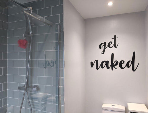 Get Naked Wall Sticker