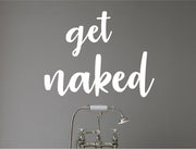 Get Naked Wall Sticker